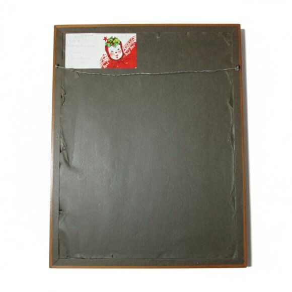 1940s-50s Vintage Framed Terrier Needlepoint Art Wire Fox Terrier Dog Embroidery - Picture 5 of 10